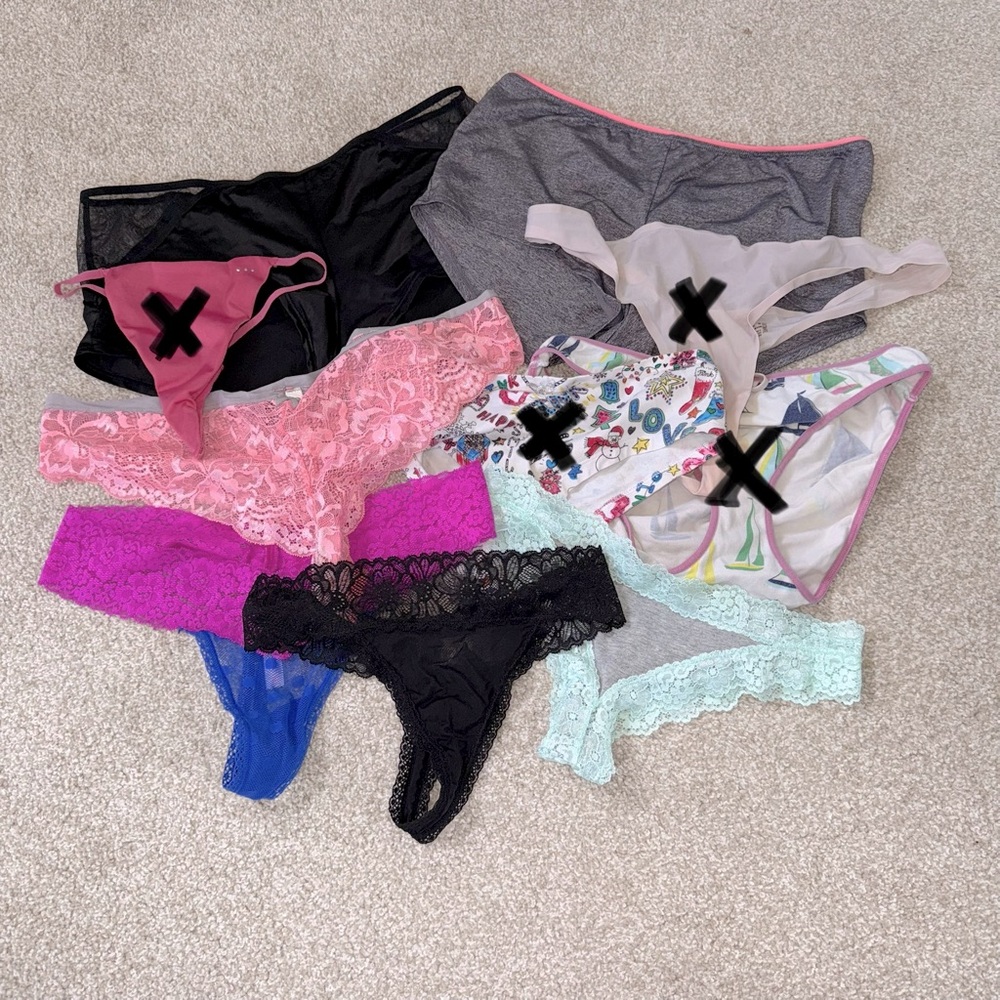 Colorful Women's Variety of Underwear Size XS-L